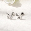 304 Stainless Steel Nose Bone Rings STAS-B126-14P-01-1