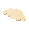 Rack Plating Brass Chandelier Component Links KK-K351-11G-2