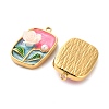 304 Stainless Steel Enamel Pendants STAS-B084-13G-03-2