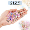 2 Sets 2 Styles DIY Lampwork Beads & Alloy Pendant & Link & Bead Caps Jewelry Findings Kits DIY-TA0011-61-3