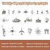 40Pcs 20 Styles Tibetan Style Alloy Pendants FIND-YW0005-28-2