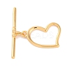 Rack Plating Eco-Friendly Brass Toggle Clasps KK-S403-15G-1