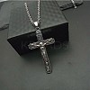 Fashionable Unisex Alloy Cross Pendant Necklace IG1143-1