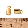 Ion Plating(IP) 304 Stainless Steel Folding Crimp Cord Ends FIND-Q118-01G-03-3