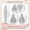 Princess Case Theme Carbon Steel Cutting Dies Stencils DIY-WH0309-2002-2