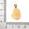 Natural Tiger Eye Pendants G-C278-01G-13-3