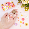 Flatback Hair & Costume Accessories Ornaments Resin Flower Daisy Cabochons CRES-PH0003-18-3