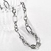 Non-Tarnish 304 Stainless Steel Figaro Chain Necklaces NJEW-O124-03P-4