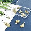 9Pcs 9 Styles Ocean Series Alloy Pendants FIND-FS0003-31-9