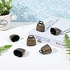 Retro Iron Bell Pendants IFIN-NB0001-28-3