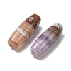 Natural Amethyst Lace Agate Beads G-A282-04-2