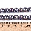 Electroplate Opaque Glass Beads Strands LS-GLAA-T032-P8mm-AB15-4