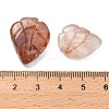 Natural Hematoid Quartz/Ferruginous Quartz Carved Pendants G-G300-01A-3