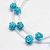 Synthetic Turquoise Beads G-O156-A-15-2
