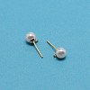 304 Stainless Steel Stud Earring Findings STAS-WH0029-02B-01-1