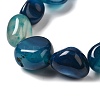 Natural Agate Beads Strands G-H295-D01-02-4