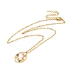 Colorful Cubic Zirconia Constellation Pendant Necklace LS-NJEW-H166-01C-1