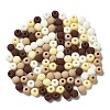 Frosted Opaque Acrylic Beads OACR-P019-01A-01-1