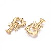304 Stainless Steel Lobster with Heart Pendants STAS-T067-26G-2