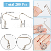 200Pcs 304 Stainless Steel Earring Hooks STAS-SC0008-23-2