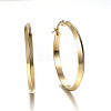304 Stainless Steel Hoop Earrings EJEW-P091-34A-2