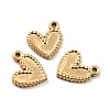 Ion Plating(IP) 316 Surgical Stainless Steel Charms STAS-M293-15G-1