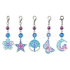 201 Stainless Steel Filigree Pendant Decorations HJEW-JM02503-1