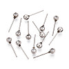 304 Stainless Steel Stud Earring Findings STAS-F329-01A-P-1