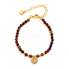 Natural Gemstone Beads Stretch Bracelets PN0499-5-1