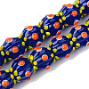 Handmade Lampwork Beads Strands LAMP-N021-007A-1