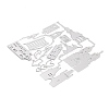 Carbon Steel Cutting Dies Stencils DIY-P076-63-5