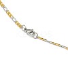 304 Stainless Steel Figaro Chain Necklace Making LS-STAS-A028-N022C-2