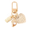 Cute ABS Plastic Imitation Pearl Pendant Decoration HJEW-L028-02G-02-1
