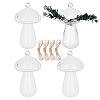 Glass Hanging Hydroponic Vases AJEW-WH0752-090A-1