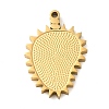 Ion Plating(IP) 304 Stainless Steel Pendants STAS-D018-02G-1