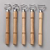 Wood & Stainless Steel Clay Pressed Molds Set TOOL-WH0052-33-1