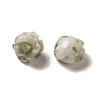 Natural Peace Jade Carved Flower Scattered Beads G-O156-B-34-2