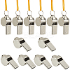 Iron Whistle with Rope NJEW-CN0001-11B-1
