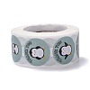 Flat Round Paper Thank You Stickers LS-DIY-C042-12B-2