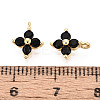 Brass Micro Pave Cubic Zirconia Pendants KK-D356-07F-G-3