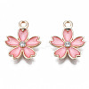Alloy Enamel Pendants X-ENAM-S121-052D-2