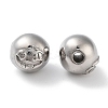 Non-Tarnish 304 Stainless Steel Beads STAS-M057-22P-2