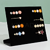2 Rows Velvet Hair Claw Clip Organizer Holder for Women Girls PAAG-PW0017-04C-1