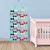Soft Felt Large Capacity Hair Clips Storage Hangers AJEW-WH0332-92A-6