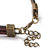 Hollow Cross PU Leather Bracelet Making LS-MAK-I020-01A-3