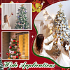Glitter Iron Christmas Treetop Star Ornament AJEW-WH0031-83-5