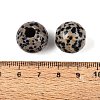 Natural Dalmatian Jasper European Beads G-Q602-09C-08-3