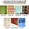 3Pcs Leaf Acrylic Mirror-Like Wall Stickers DIY-WH0304-722B-5
