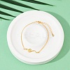 925 Sterling Silver Link Bracelets BJEW-D320-02G-2