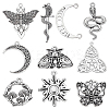 SUNNYCLUE 40PCS 10Style Tibetan Style Alloy Pendants TIBE-SC0007-14-1